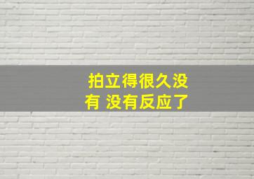 拍立得很久没有 没有反应了